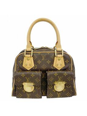 Louis Vuitton Handbag Monogram Manhattan PM Brown